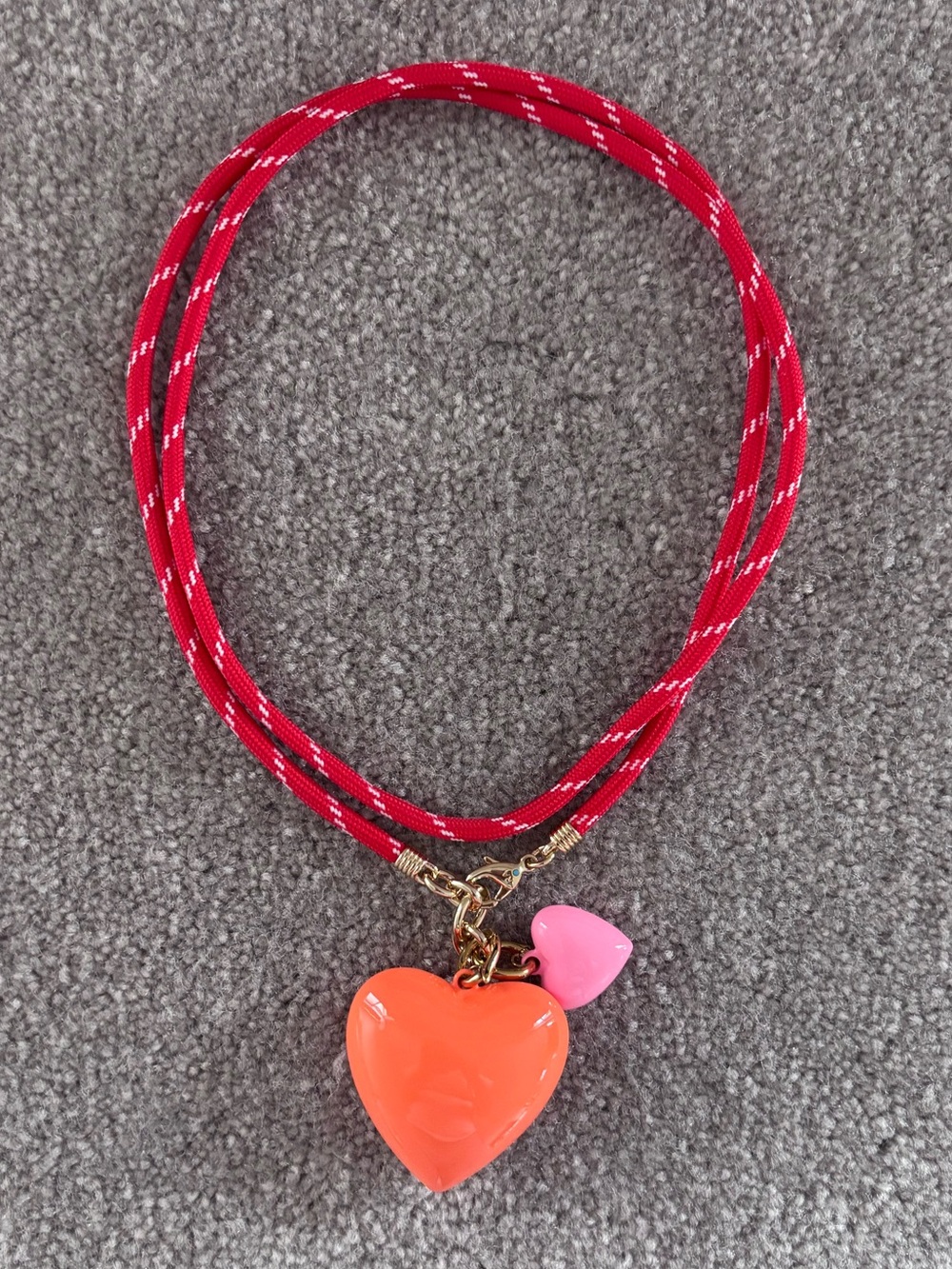 NWOT Roxanne Assoulin ThenLong Happy Cord Charm Necklace Set